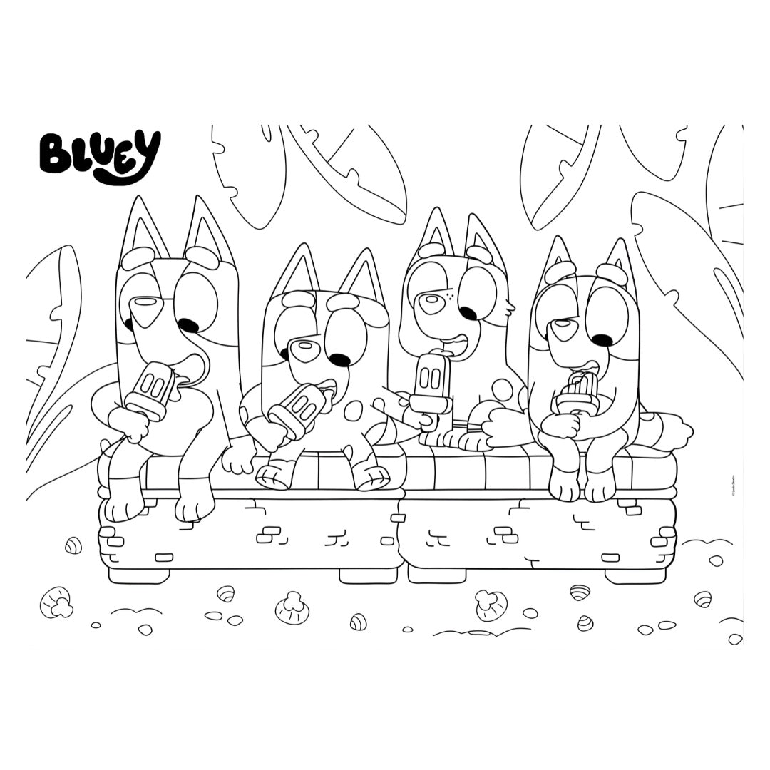 Puzzle Bluey ekologiczne dwustronne - rodzinna zabawa i rozwój dziecka.
