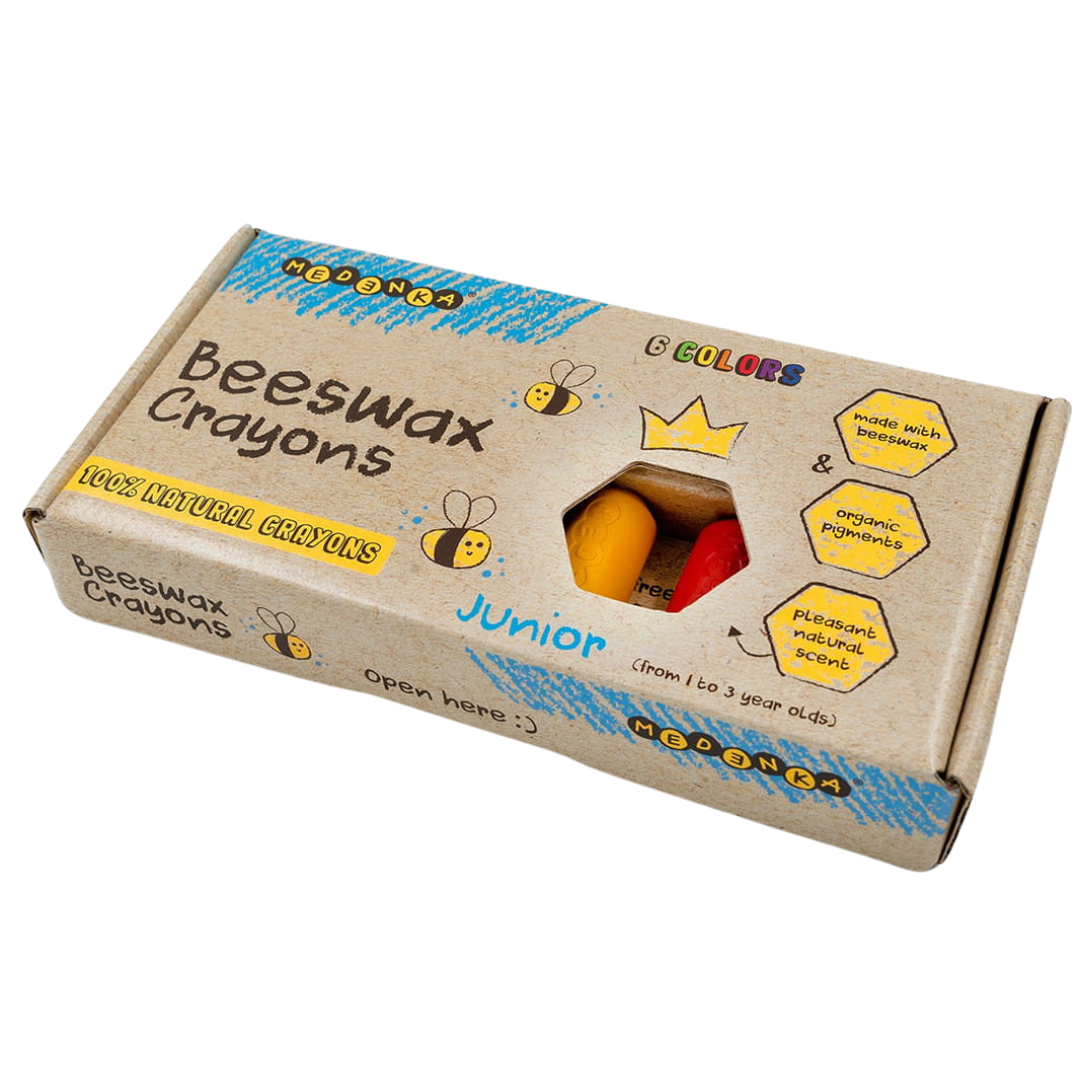 Opakowanie kredek woskowych - 6 sztuk.