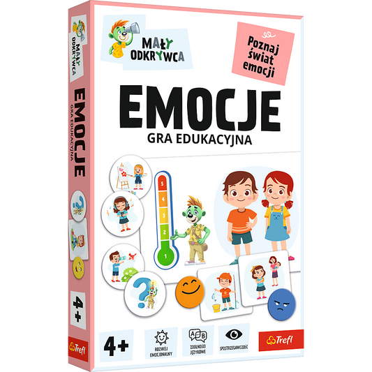 Okładka gry edukacyjnej "Emocje".