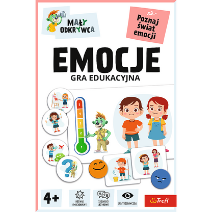 Okładka gry edukacyjnej "Emocje".