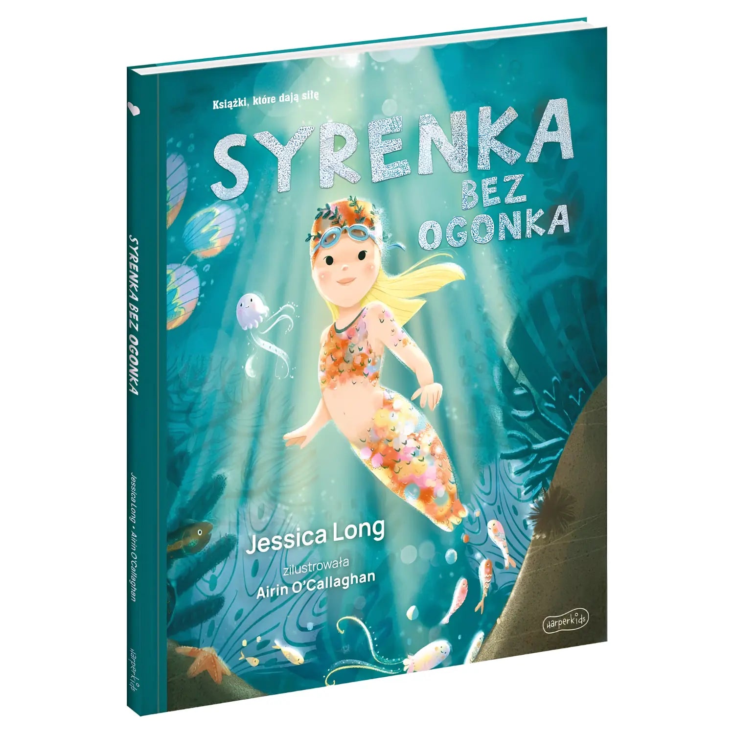 Syrenka bez ogonka książka dla dzieci o samoakceptacji okładka.