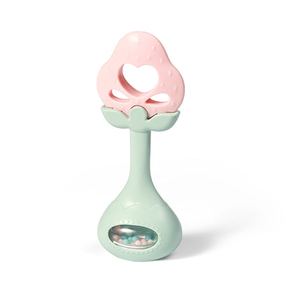 Edukacyjny gryzak z grzechotką "STRAWBERRY" od Babyono 3m+
