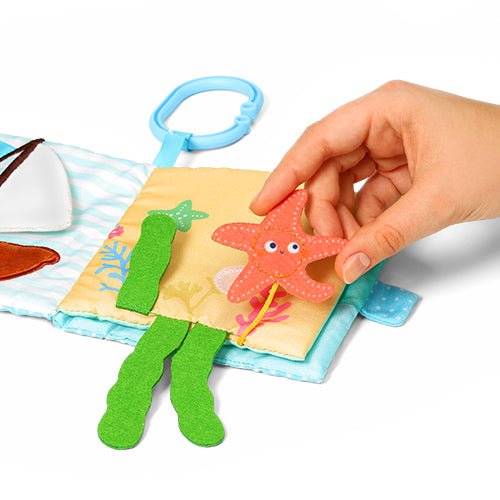 Książeczka sensoryczna "Sea World" od Babyono 0+