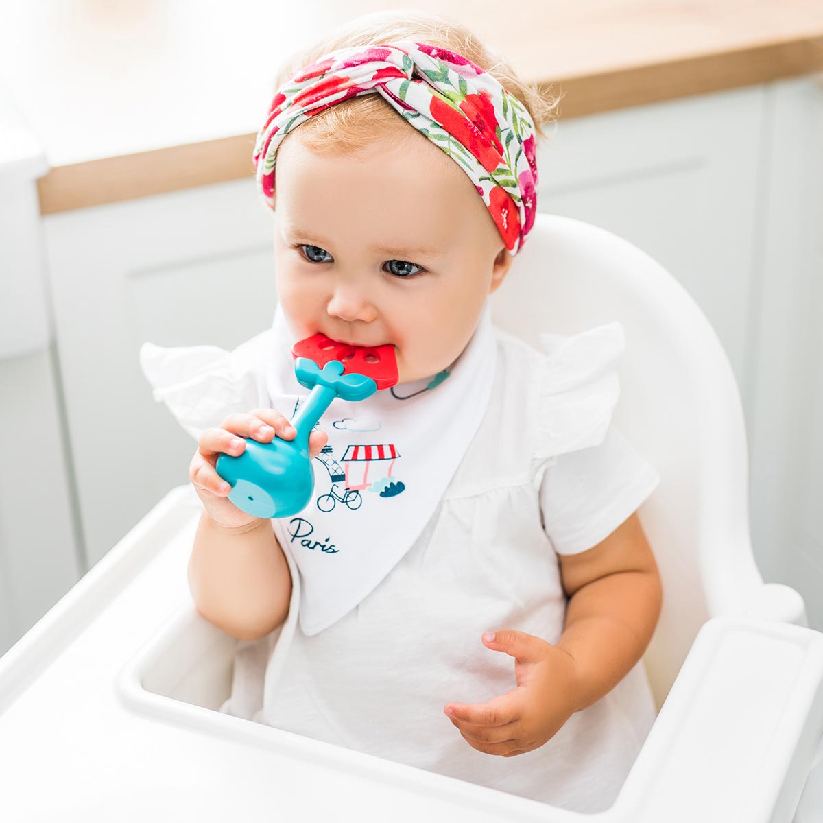 Edukacyjny gryzak z grzechotką "WATERMELON" od Babyono 3m+