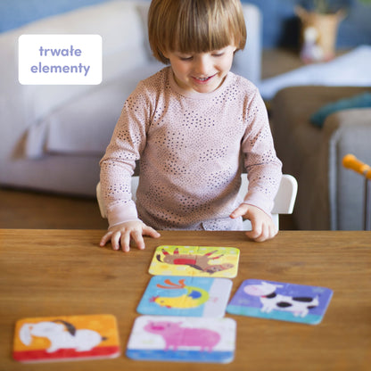 Puzzle "Układam Zwierzątka" od CzuCzu dla Maluszków 2+