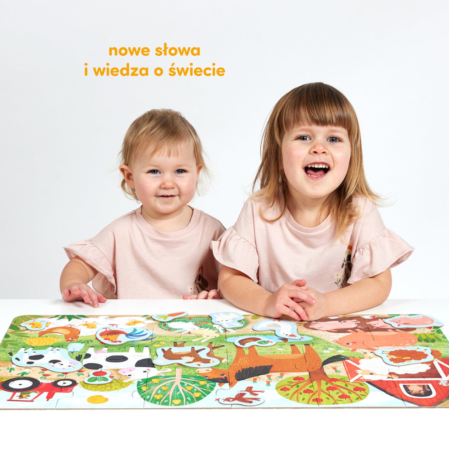 Wesołe Puzzle "Wieś" od CzuCzu dla Maluszków 2+