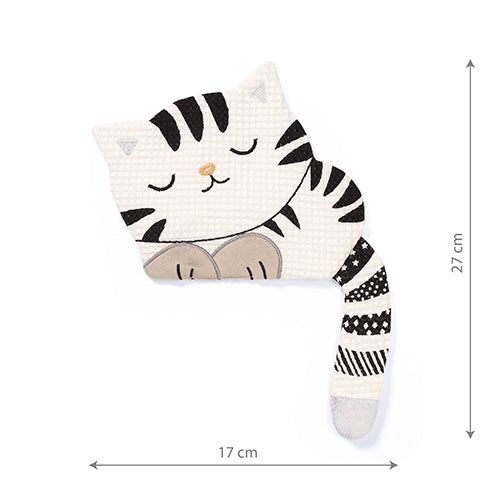 Zabawka Przytulanka - szeleścik "Kitty Blink & Smile" od Babyono - wymiary.