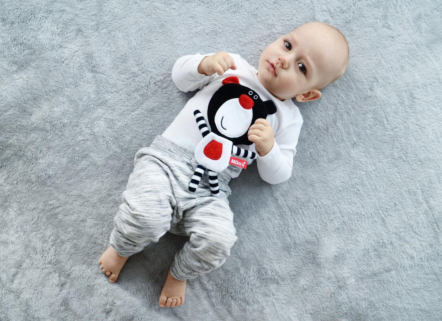 Misiaczek "Buu" - Sensoryczny Szeleścik od Mom`s Care 0+
