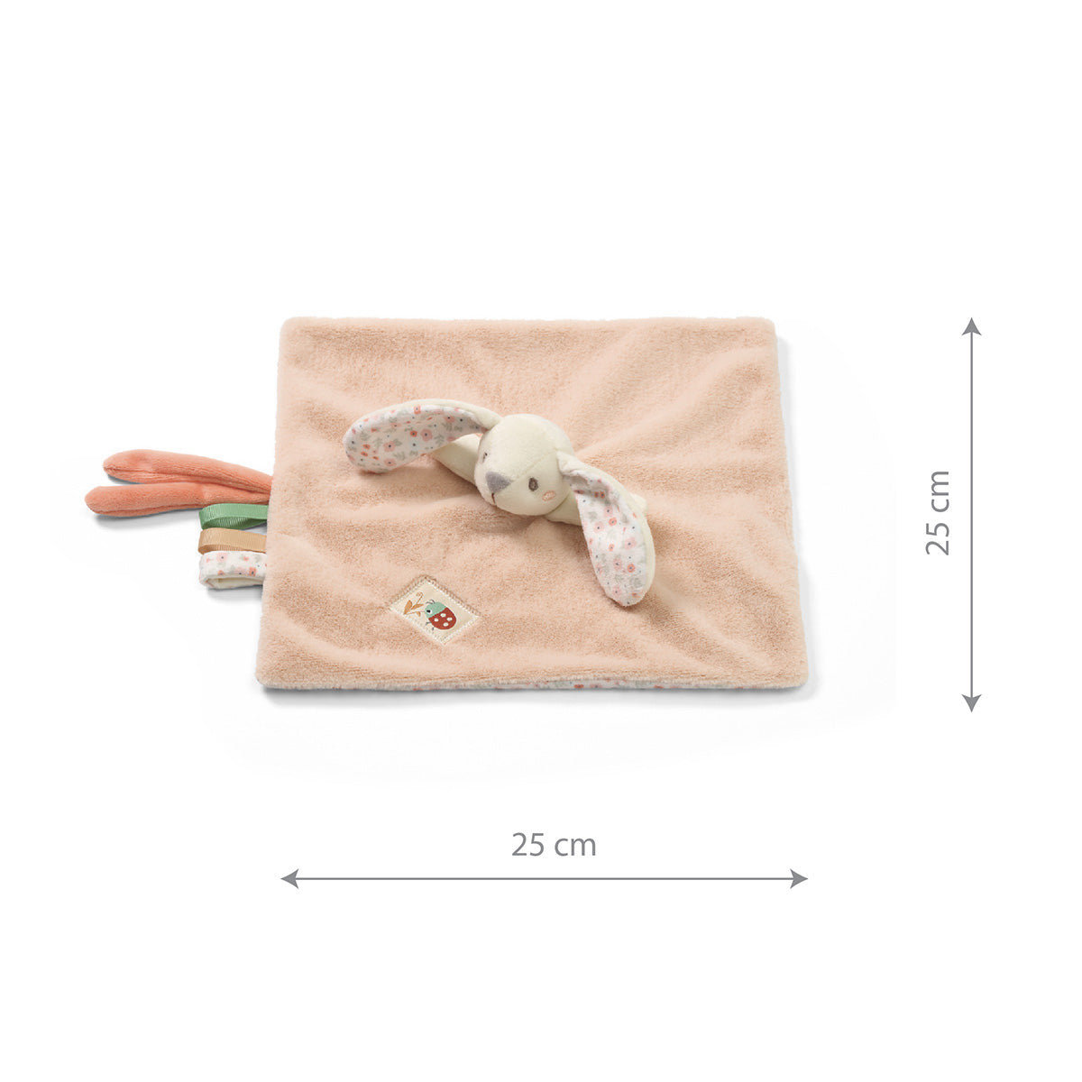 Przytulanka - kocyk "Baby Bunny" od Babyono - wymiary.
