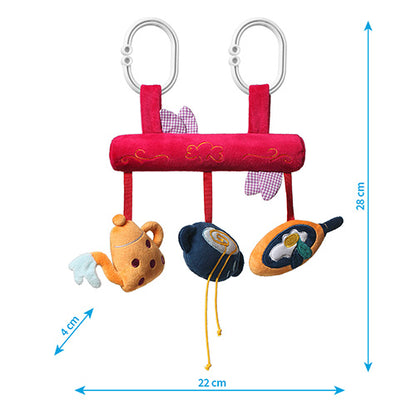 Zabawka edukacyjna - zawieszka do wózka "SMALL COOK" od Babyono 0+