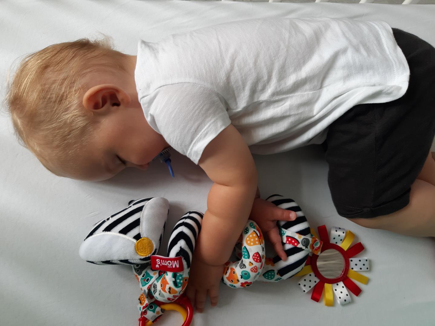 "Wąż" Spiralka Edukacyjna na Łóżeczko, Wózek lub Fotelik od Mom`s Care 0+