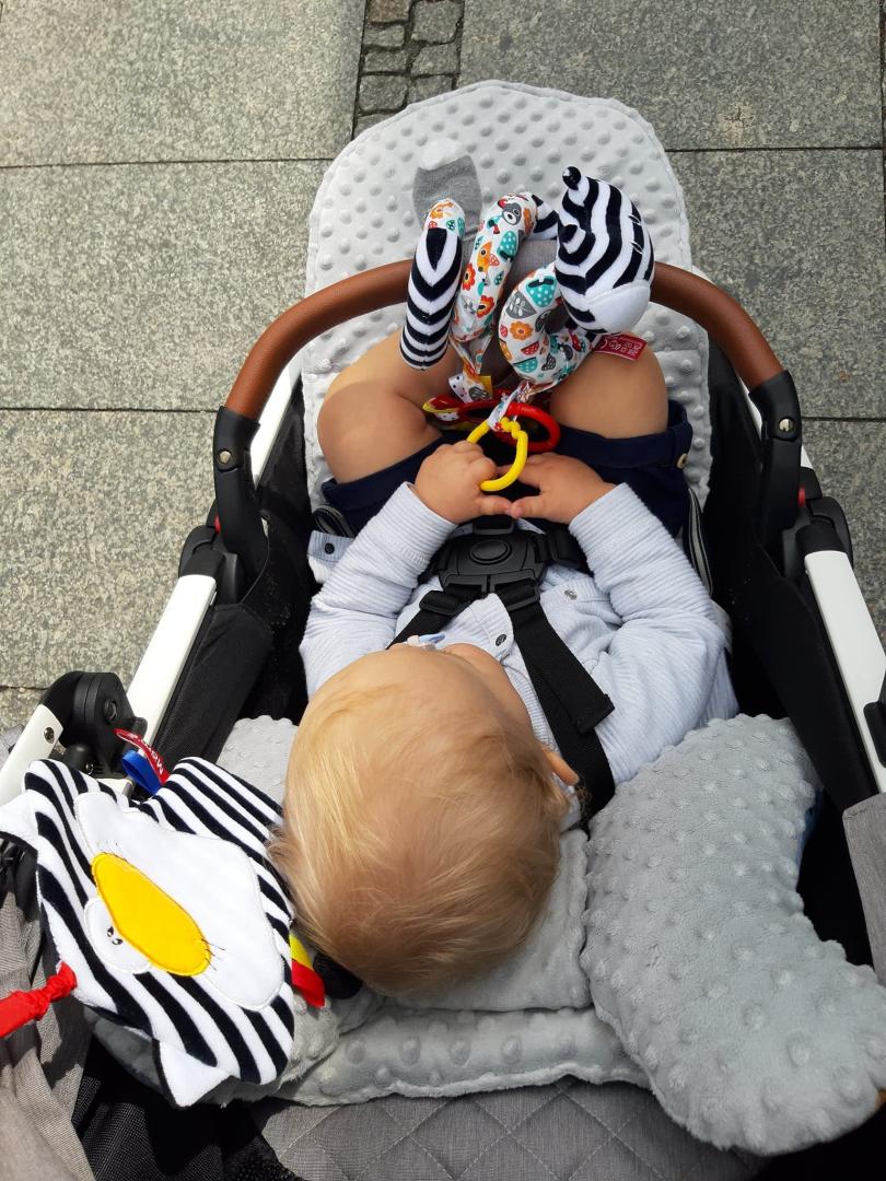 "Wąż" Spiralka Edukacyjna na Łóżeczko, Wózek lub Fotelik od Mom`s Care 0+