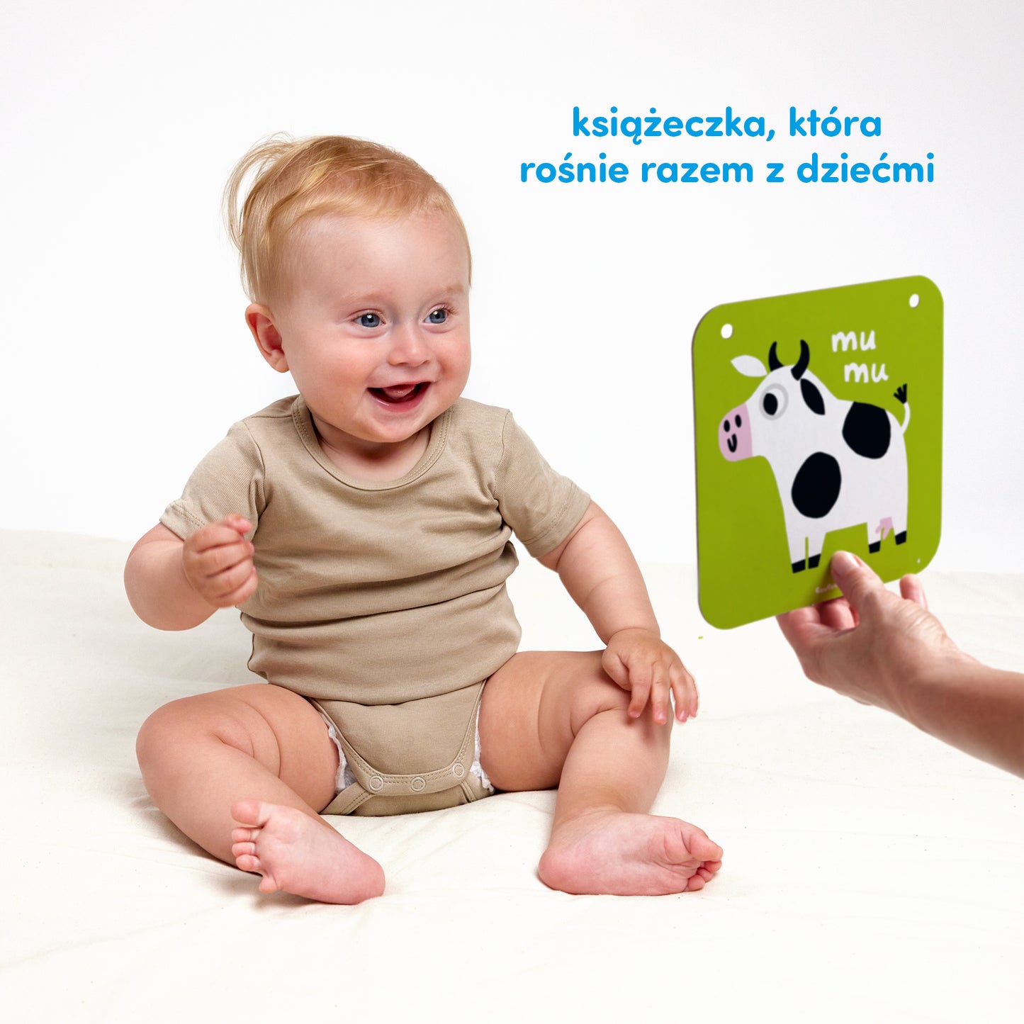 Duże karty kontrastowe dla niemowląt od CzuCzu dla Bobasów od 6-9 m+