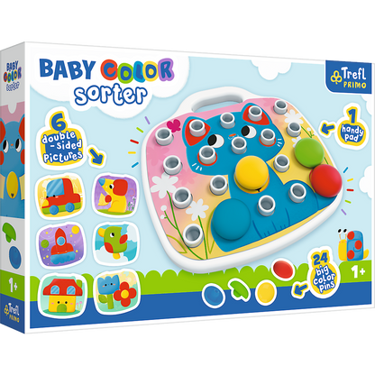 "Baby Color Sorter" zabawka sensoryczna / układanka od Trefl  - opakowanie