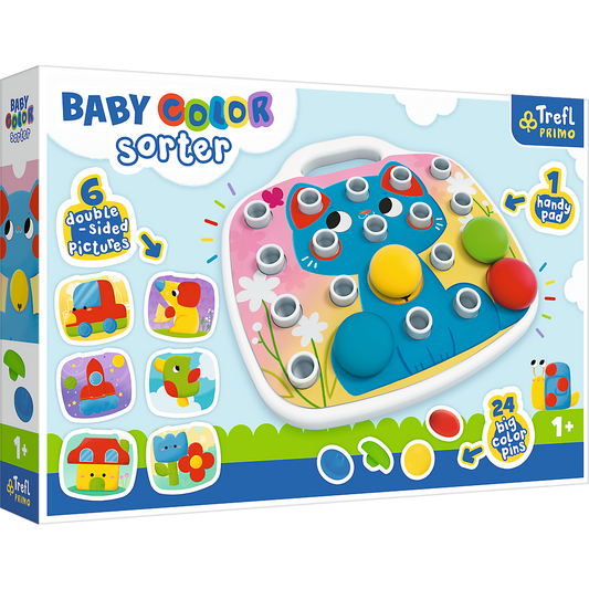 "Baby Color Sorter" zabawka sensoryczna / układanka od Trefl  - opakowanie