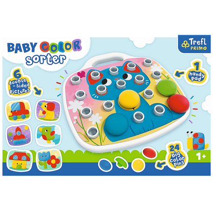"Baby Color Sorter" zabawka sensoryczna / układanka od Trefl - opakowanie