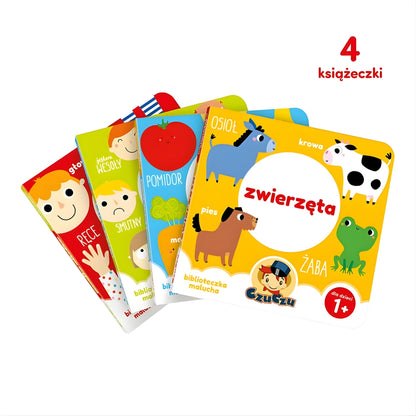 Biblioteczka malucha CzuCzu – pierwsze książki wspierające rozwój mowy.