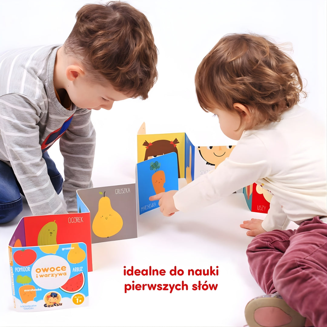 Zestaw książeczek dla najmłodszych CzuCzu w pudełku prezentowym.