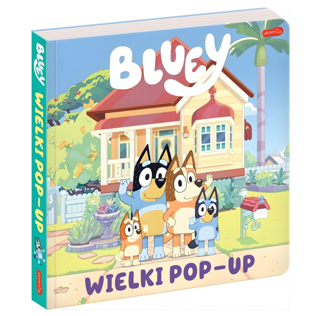 Bluey Wielki pop-up – książka 3D dla dzieci.