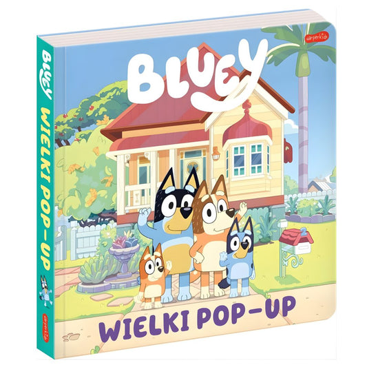 Bluey Wielki pop-up – książka 3D dla dzieci.