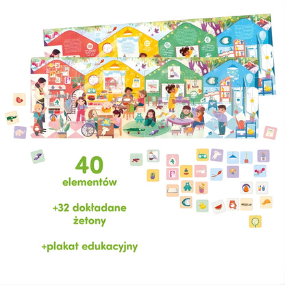 Ułożone puzzle Co robimy w przedszkolu CzuCzu.