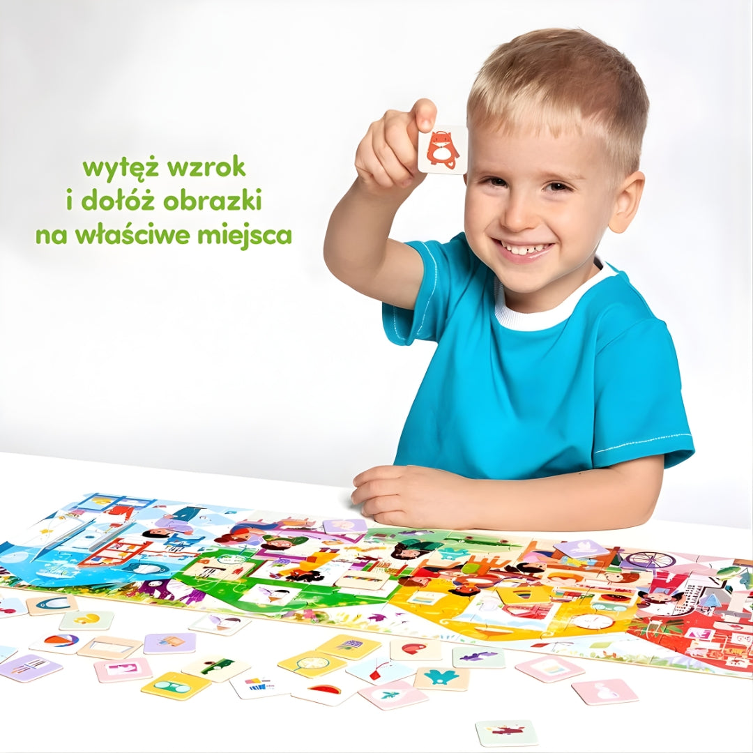 Chłopiec podczas zabawy.