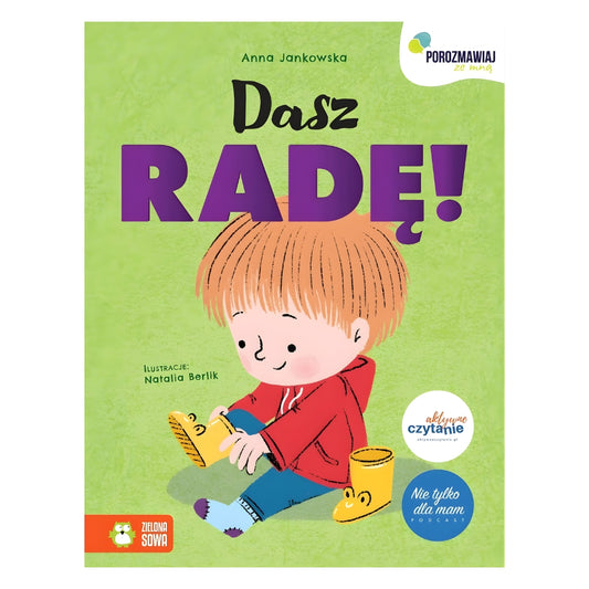 Książka Dasz radę - wspieranie samodzielności u przedszkolaka - okładka.