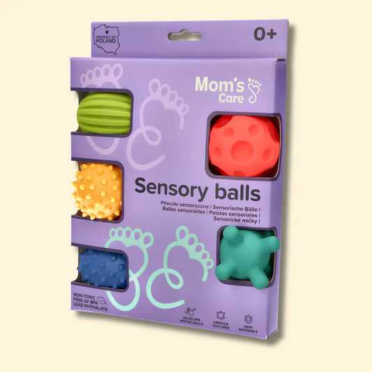 Kolorowe Piłeczki Sensoryczne "Sensorky" od Mom`s Care