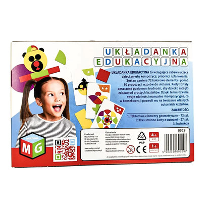 Montessori Układanka Edukacyjna Papuga Multigra - opakowanie