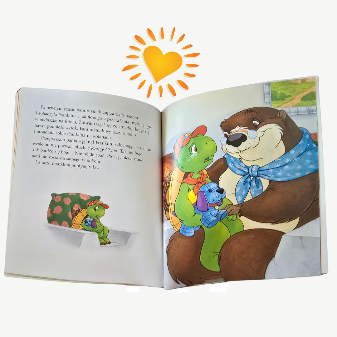 Franklin i Pani Opiekunka - książeczka Paulette Bourgeois Wydawnictwo Debit 3+