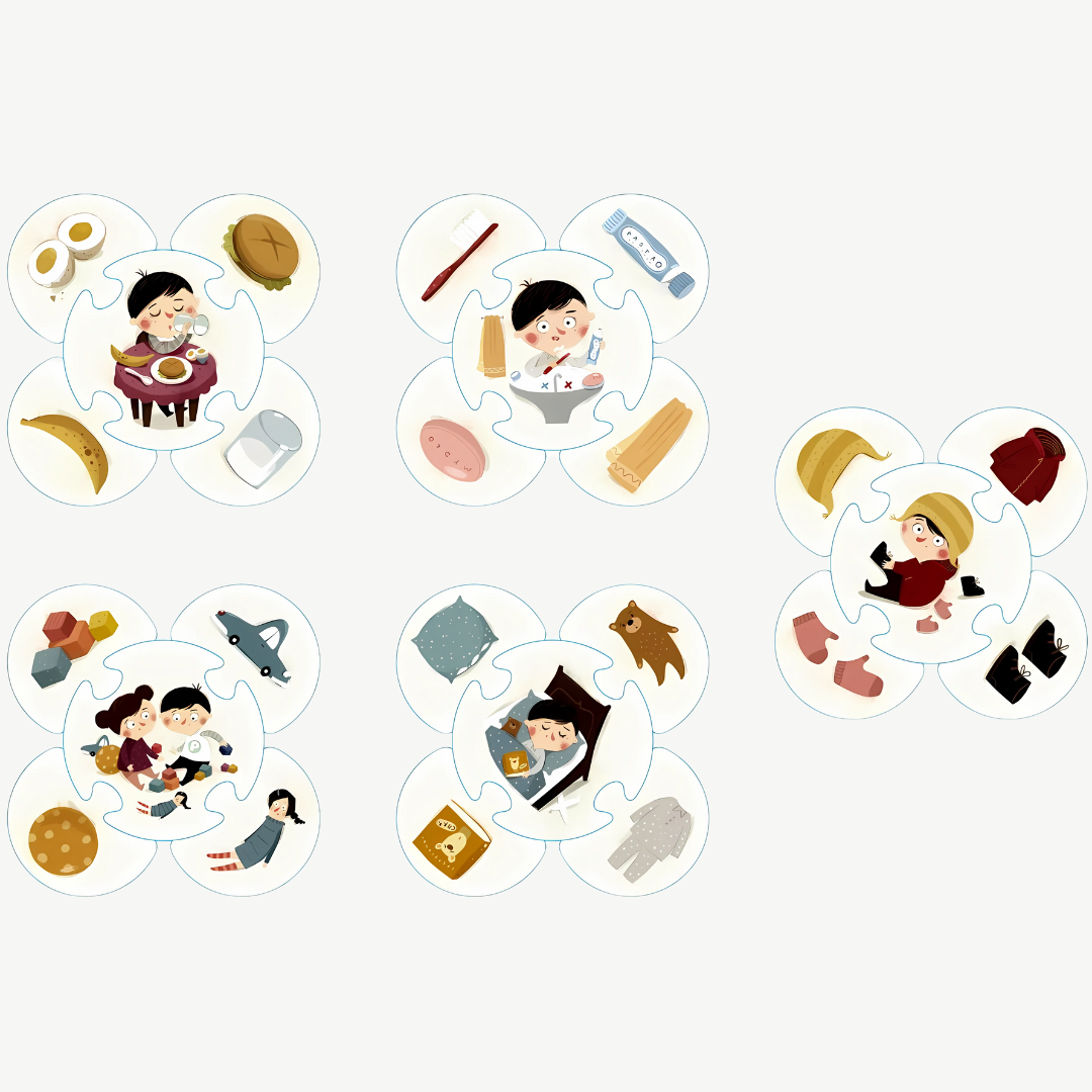 Pucio. Puzzle: "Co tu pasuje?" od Wydawnictwa Nasza Księgarnia 2+