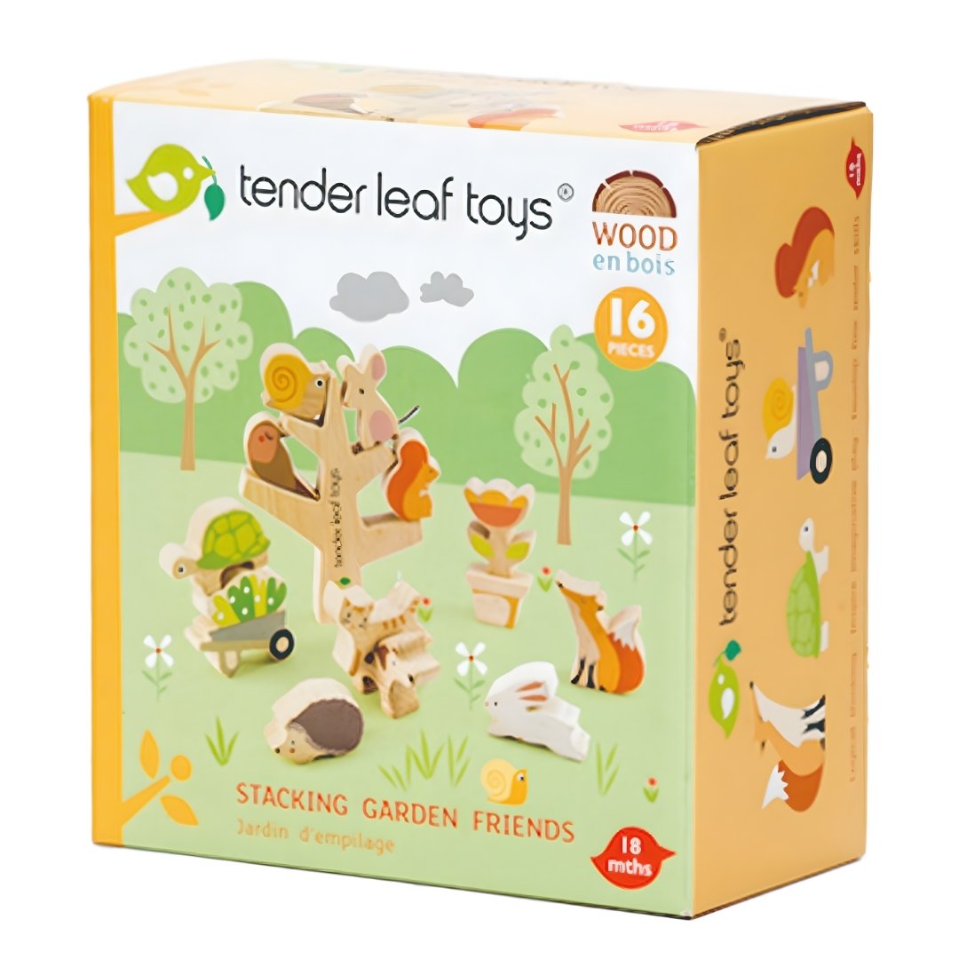Drewniana gra zręcznościowa Przyjaciele Ogrodu Tender Leaf Toys