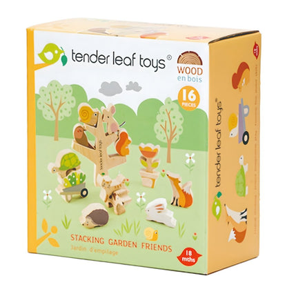 Drewniana gra zręcznościowa Przyjaciele Ogrodu Tender Leaf Toys