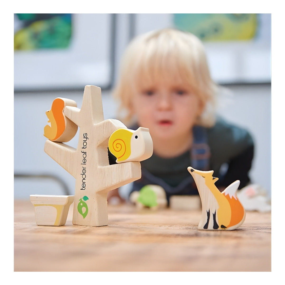 Ekologiczna drewniana zabawka edukacyjna Tender Leaf Toys