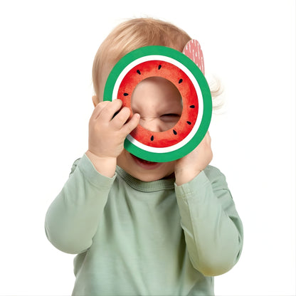 uzzle z dziurką Jedzenie CzuCzu – pierwsze puzzle dla malucha - dziecko z puzzlem.