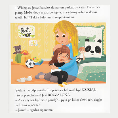 Książka Stefcia ma katar – ilustracja wspierająca dziecko podczas choroby.