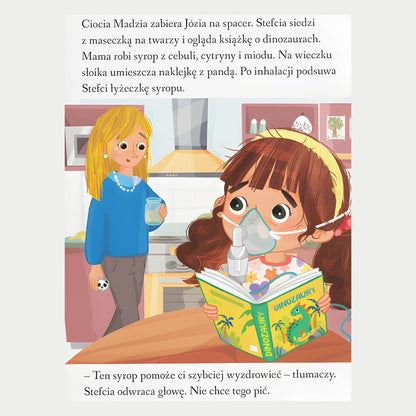 Książka terapeutyczna dla dzieci - Stefcia ma katar Papilon.