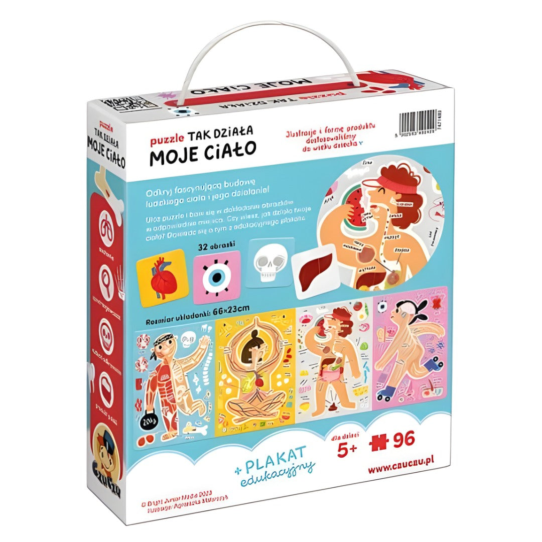 Puzzle CzuCzu - układanie "Tak działa moje ciało"