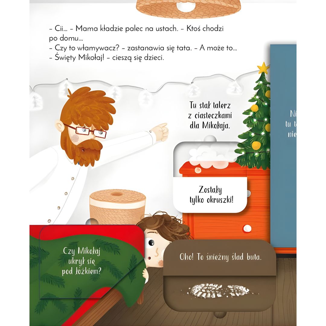 Książki Wigilia u Pętelków - ilustracja.