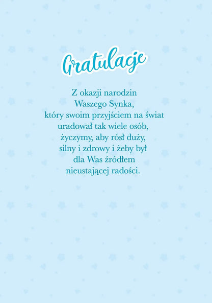 Kartka Okolicznościowa z Okazji Narodzin Córeczki lub Synka od Armin Style