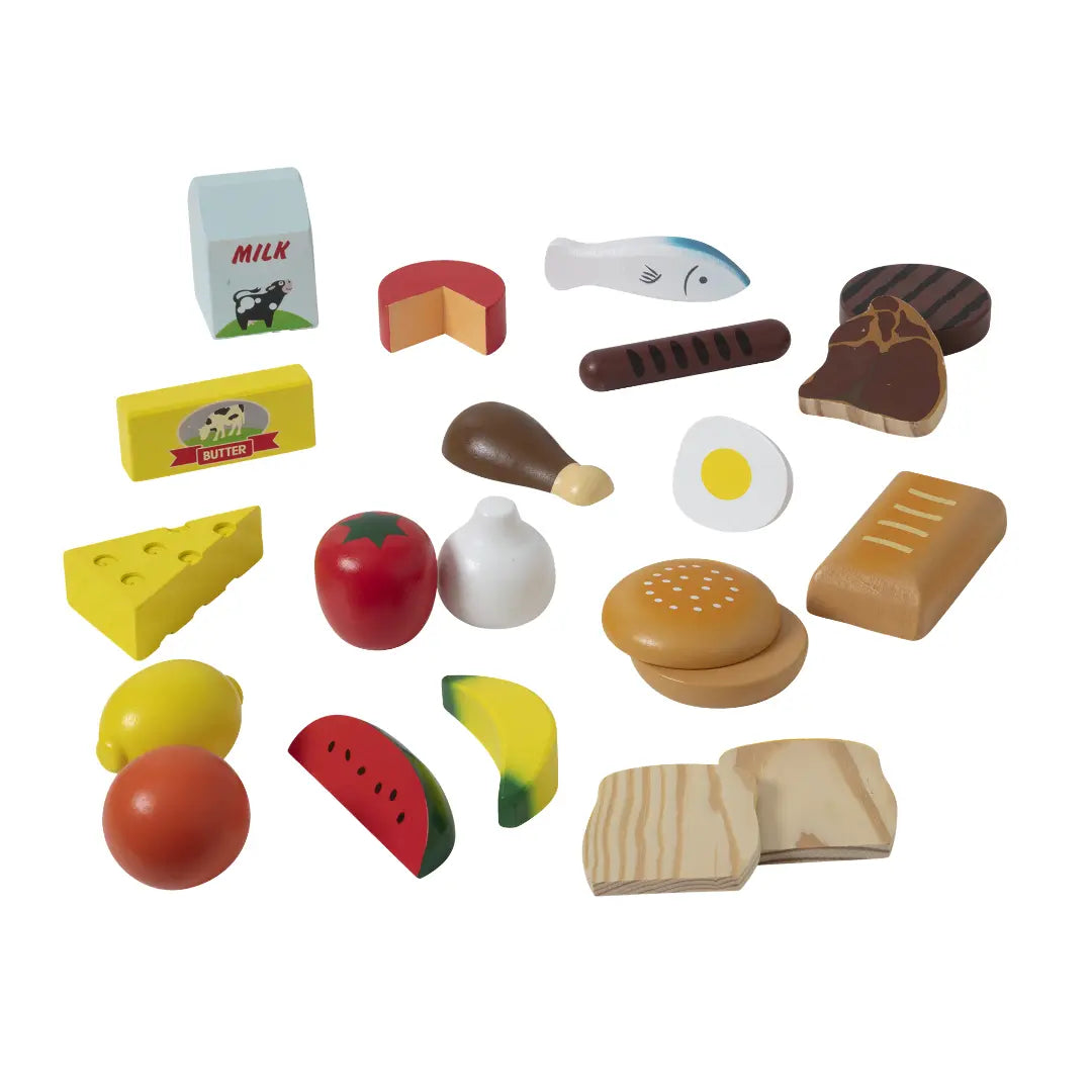 Drewniane produkty spożywcze Melissa & Doug dla dzieci