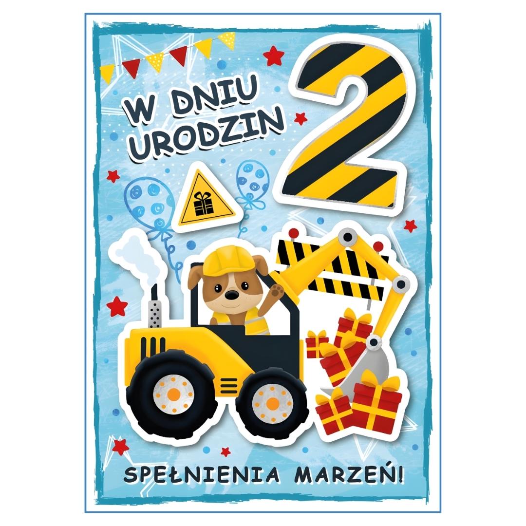 Armin Style GM-1081 – kartka urodzinowa z przestrzennymi elementami.