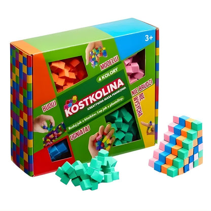 Kostkolina Green - miękka masa plastyczna dla dzieci od 3 lat, Art. and Play