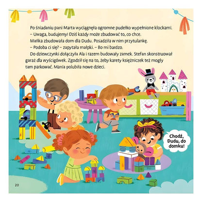 Książka "Po prostu Mania" - wsparcie adaptacji przedszkolnej - ilustracja.