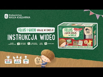 Feluś i Gucio grają w emocje - gra edukacyjna Wydawnictwo Nasza Księgarnia 3+