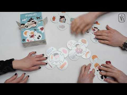Pucio. Puzzle: "Co tu pasuje?" od Wydawnictwa Nasza Księgarnia 2+