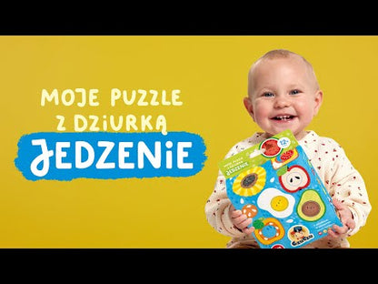 Moje puzzle z dziurką "Jedzenie" od Czuczu 12m+