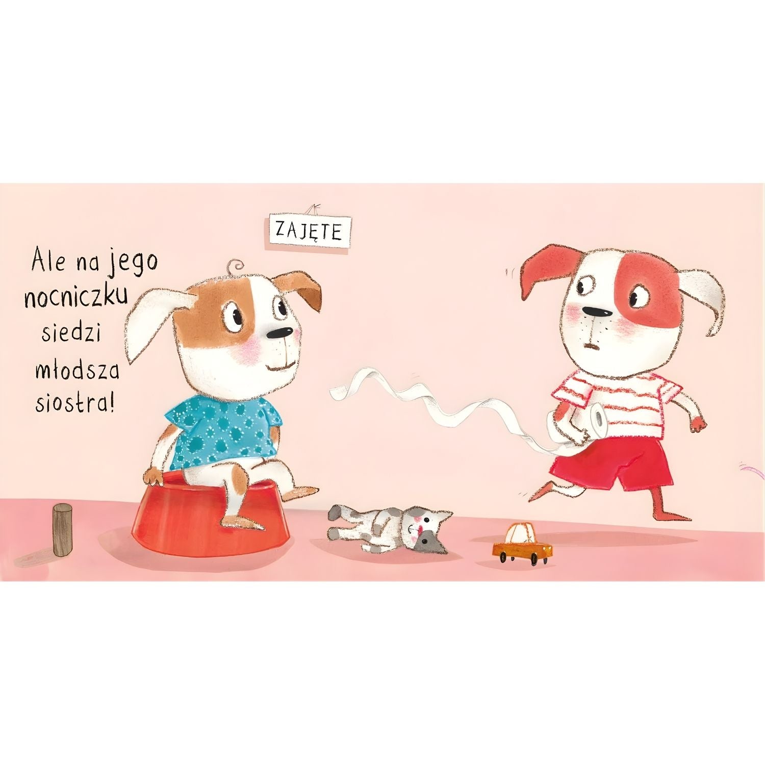 Chce mi się kupę - książka dla dzieci które wstrzymują kupę.
