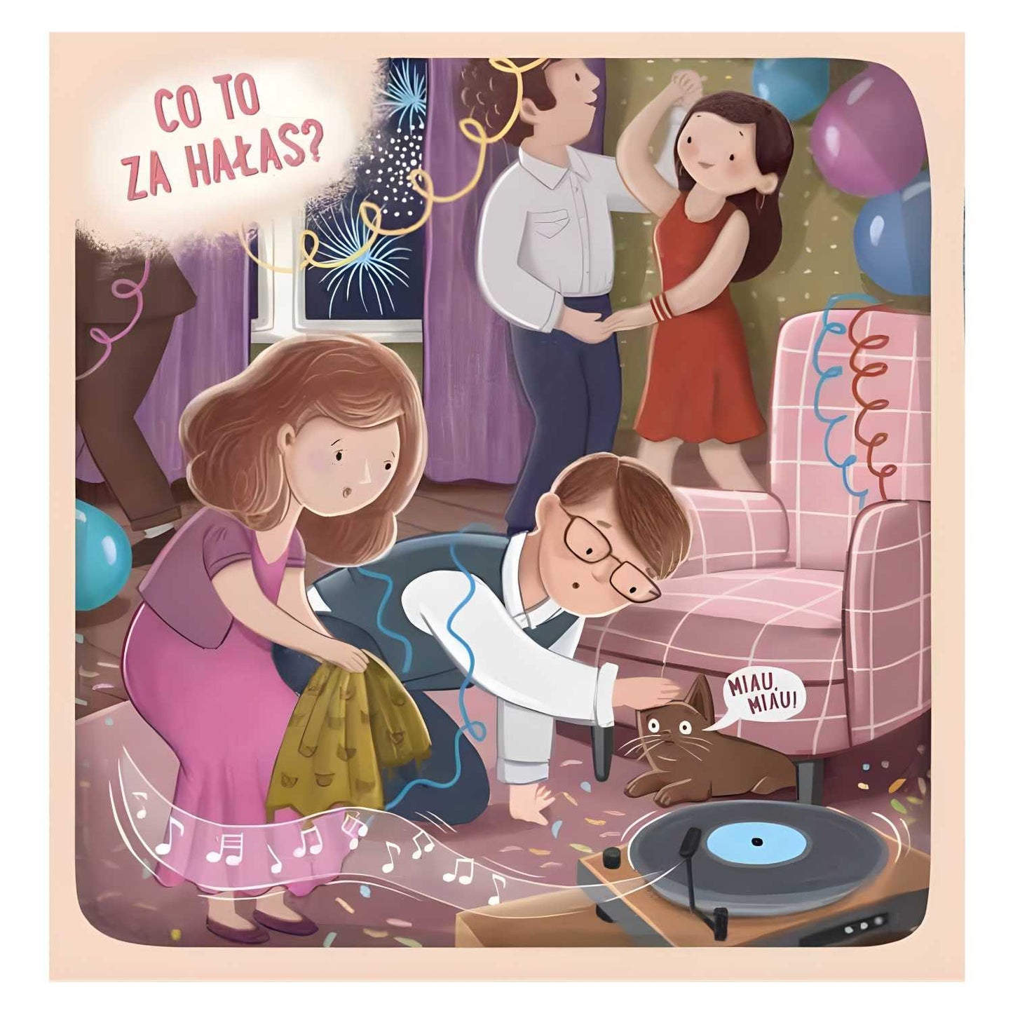 Książka Feluś i Gucio o strachu i emocjach dla maluchów - ilustracja.