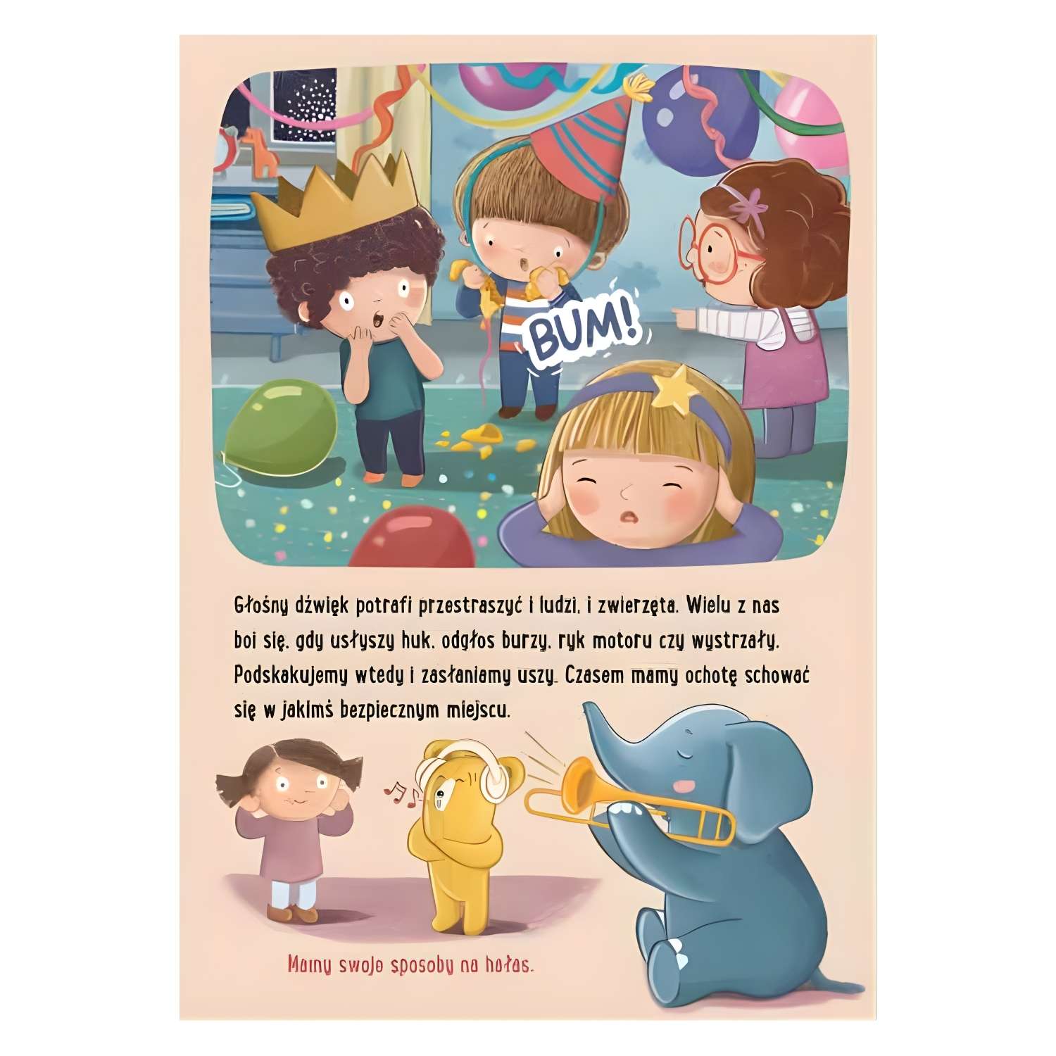 Ilustracja książki Feluś i Gucio oswajają strachy Katarzyna Kozłowska.